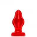 [sil] airhole medium finned buttplug - red