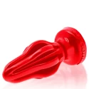 [sil] airhole medium finned buttplug - red