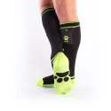 Brutus puppy party socks w. pockets black / neon yellow