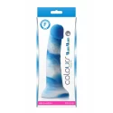 COLOURS PLEASURES YUM 6" DILDO BLUE