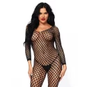 Siateczkowe bodystocking Long Sleeves Bodystocking