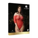 Presents rhinestone off shldr body os