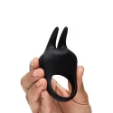 Sensation rechargeable vibrating rabbit love ring