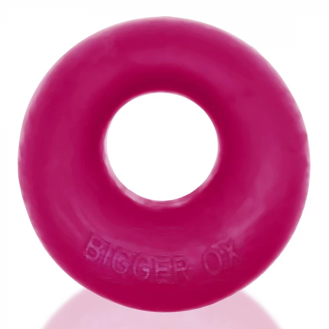[sil|tpr] bigger ox cockring - hot pink ice