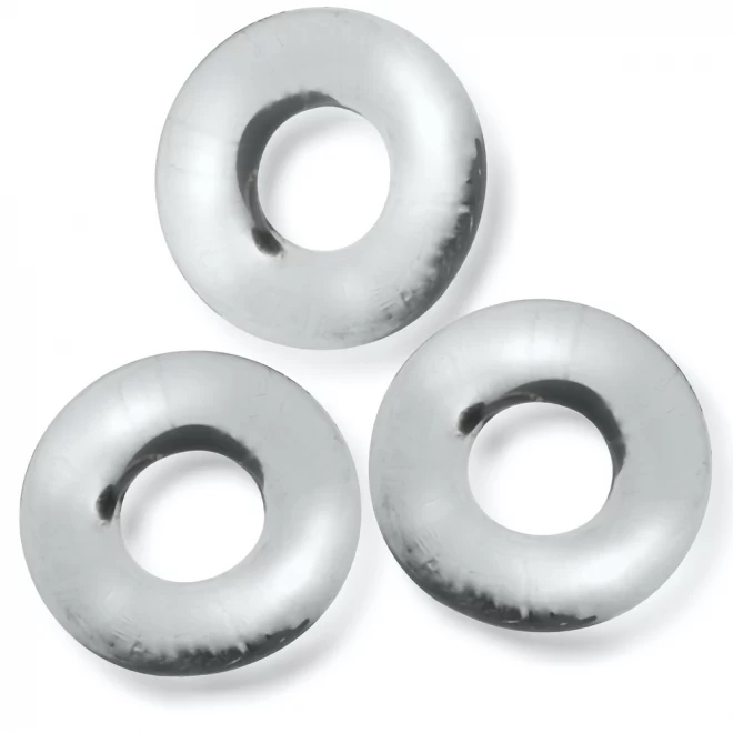 [tpr] fat willy cockring 3-pack - clear