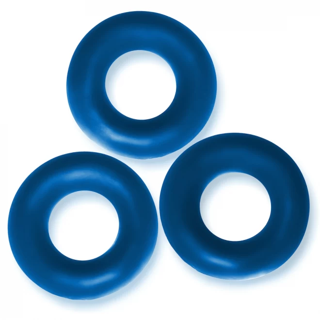 [tpr] fat willy cockring 3-pack - space blue
