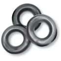 [tpr] fat willy cockring 3-pack - steel