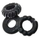 [tpr] bonemaker 3-pack cockring kit - black