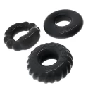 [tpr] bonemaker 3-pack cockring kit - black