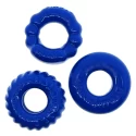 [tpr] bonemaker 3-pack cockring kit - pool blue