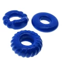 [tpr] bonemaker 3-pack cockring kit - pool blue