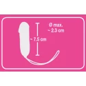 Wibrujący mini penisek - Sweet Smile Remote controlled bullet