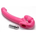 Revolver Vibrating Strapless Strap-On XXL - Pink