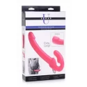 Revolver Vibrating Strapless Strap-On XXL - Pink