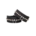 Diamond studded ankle cuffs