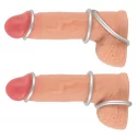 Metallic Silicone Cock ring se