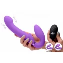 G-Pulse Vibrating Strapless Strap-On - Purple