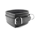 Leather vampire collar with spikes