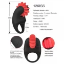 OTOUCH - 12 Kiss Silicone Vibrating Cock ring