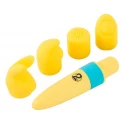 Mini wibrator z 4 nakładkami Pocket Power Vibrator