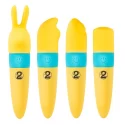 Mini wibrator z 4 nakładkami Pocket Power Vibrator