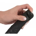 Black push thrusting vibrator