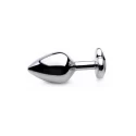 Bs black heart gem anal plug - medium