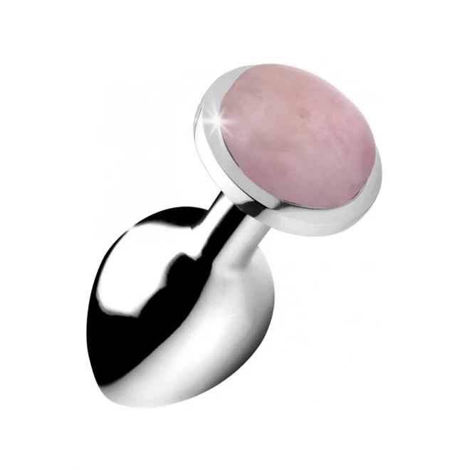 Gemstones rose quartz gem medium anal plug