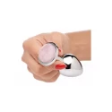 Gemstones rose quartz gem medium anal plug