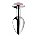 Gemstones rose quartz gem medium anal plug