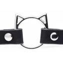 Kinky Kitty Ring Slim Choker - Pink