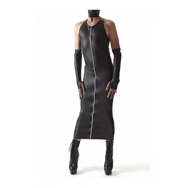 CRD LONG DRESS WITH LONG GLOVES, L