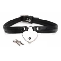 Heart Lock - Collar With Keys - Red