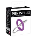 Plug do penisa z silikonowym ringiem