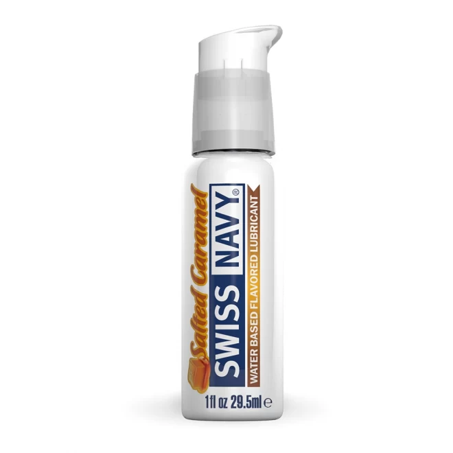 Salted caramel flavored lubricant