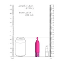 Twinkle - rechargeable silicone bullet