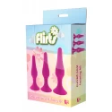 FLIRTS CURVED ANAL TRAINING KIT PINK
