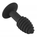 Black velvets twist butt plug