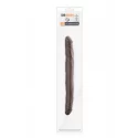 DR SKIN 14INCH DOUBLE DILDO CHOCOLATE