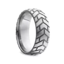 Stainless steel tire donut cockring - jumbo - 40 mm.
