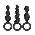 Satisfyer - plugs black (set of 3)