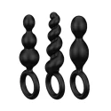 Satisfyer - plugs black (set of 3)