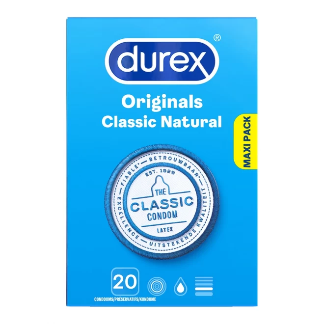 Prezerwatywy Durex Classic Natural 20 szt.