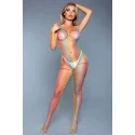 Komplet-Sweet Revenge Fishnet Bodysuit With Stockings