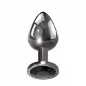 Średni korek analny Black Gem Anal Plug Medium