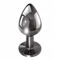 Średni korek analny Black Gem Anal Plug Medium