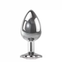 Duży korek analny Clear Gem Anal Plug Large