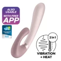 Wibrator z funkcją podgrzewania, sterowany aplikacją Satisfyer Heat Wave