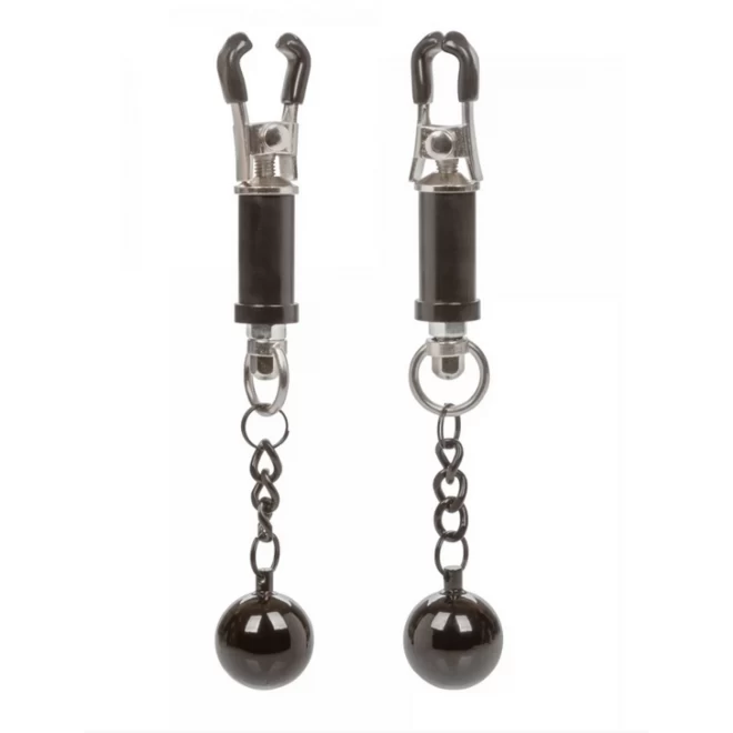 Klamerki na sutki z obciążeniem Weighted Twist Nipple Clamps