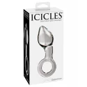 Szklane dildo analne Icicles No.14